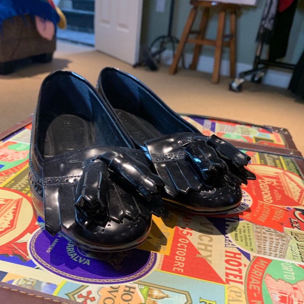 Burberry Black Leather Shoes